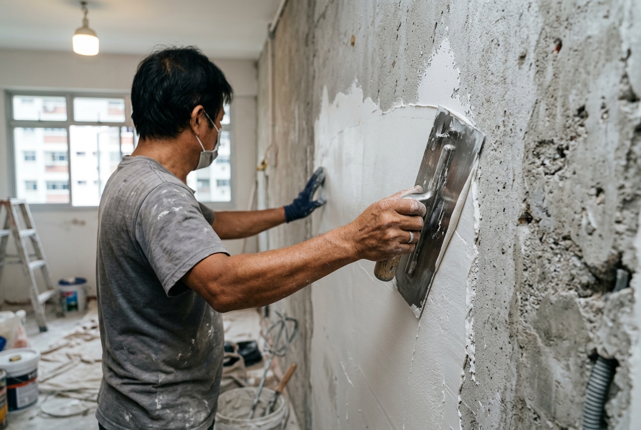 hdb painting progress