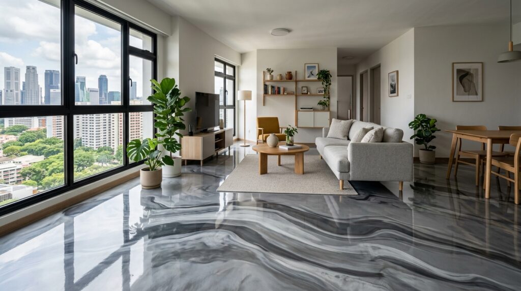 metallic epoxy hdb living 1783657807407