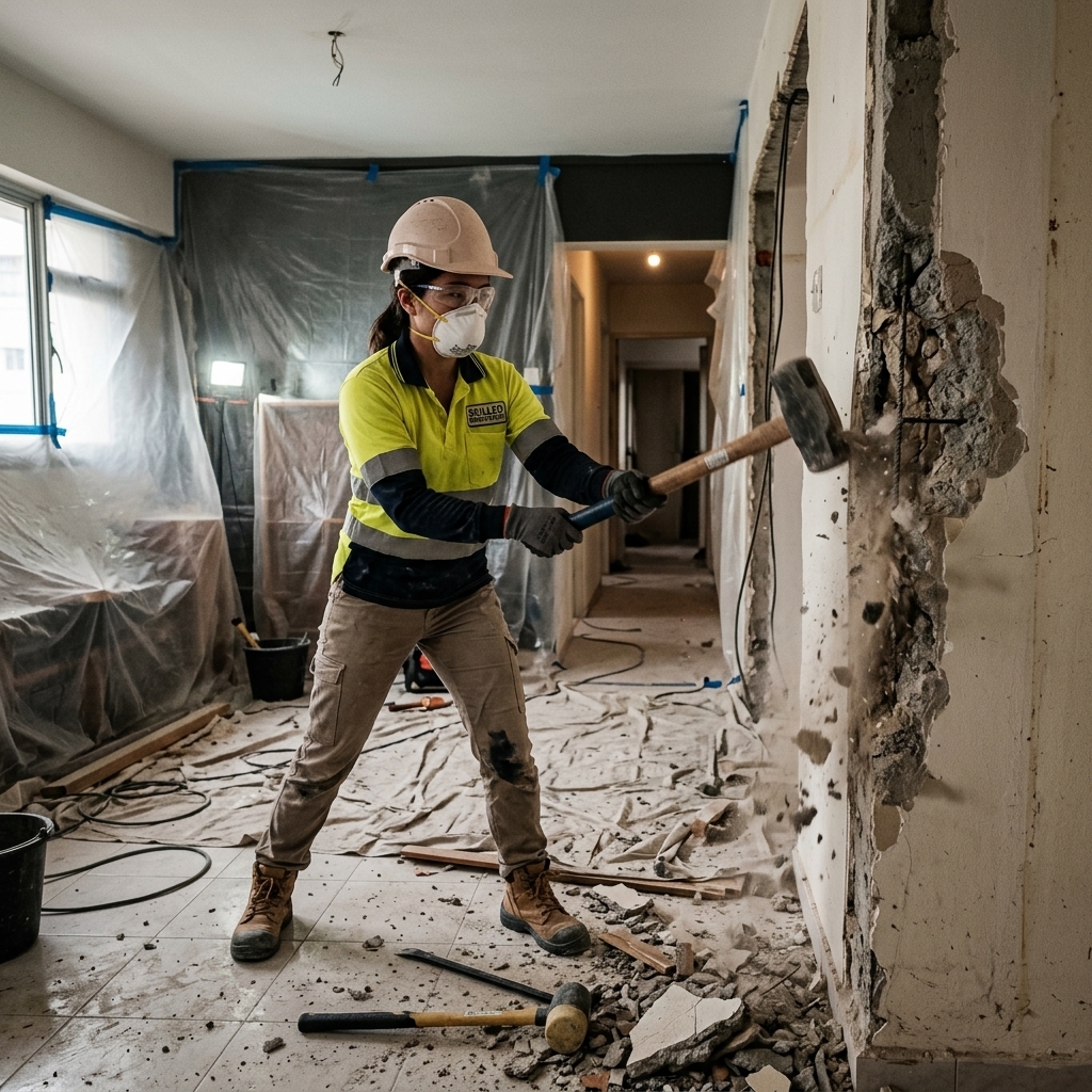 Hacking partition wall process