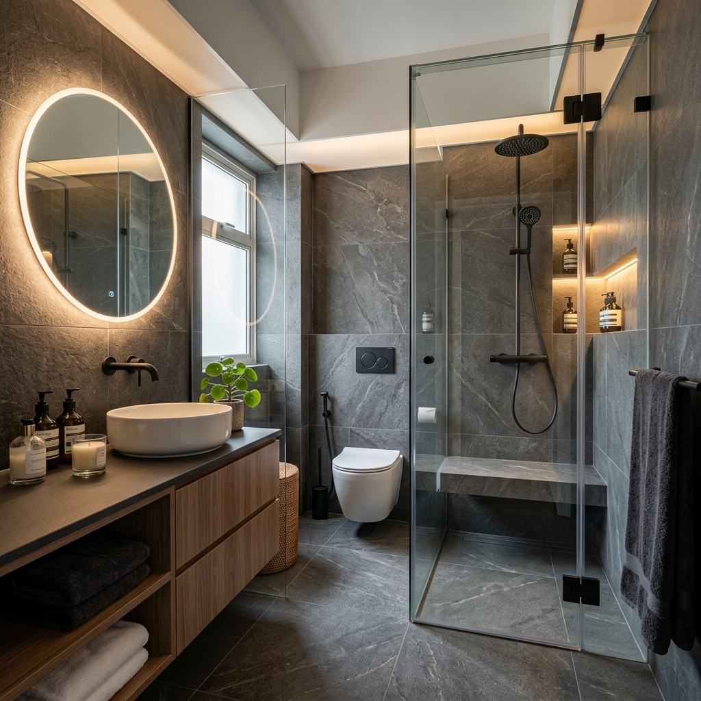 HDB Resale Renovation 2026: The Ultimate Guide to Hacking Permits & Hidden Costs Luxury HDB Bathroom Renovation