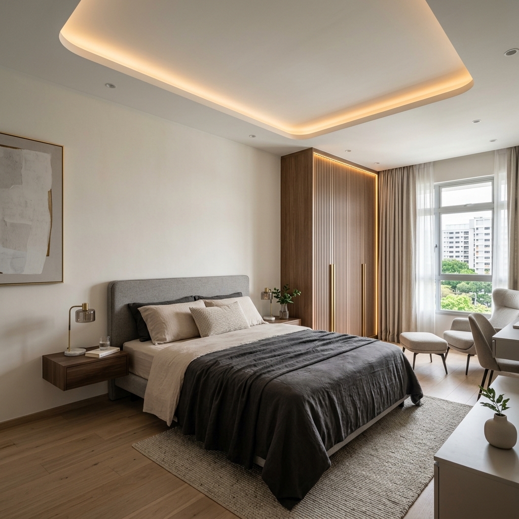 HDB Resale Renovation 2026: The Ultimate Guide to Hacking Permits & Hidden Costs Luxury HDB Bedroom Renovation