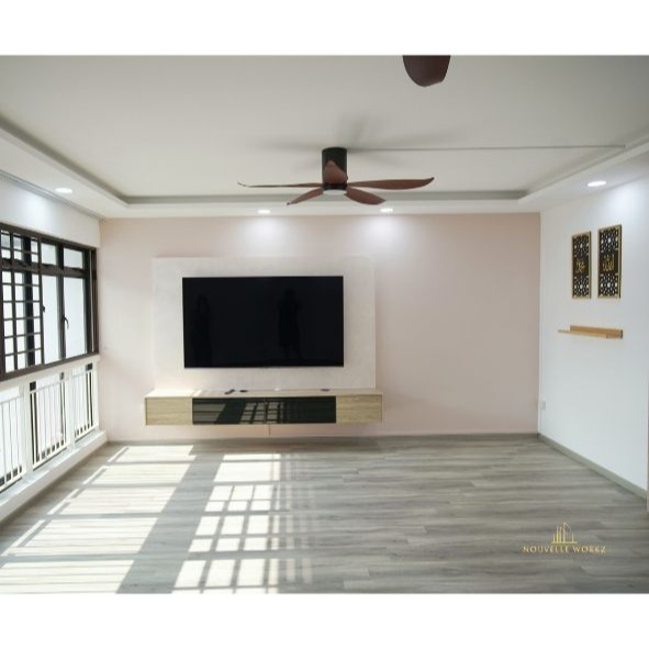 hdb living room renovation