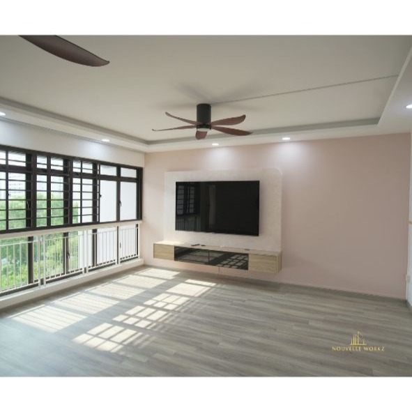 hdb living room renovation