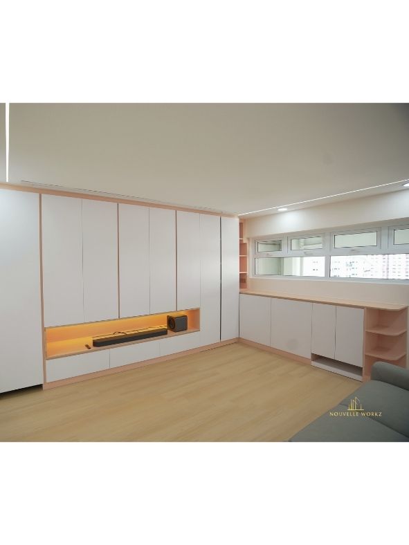 hdb resale living room renovation