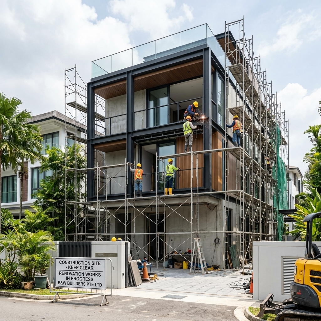 Landed Property Renovation in Singapore A&A